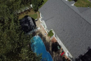 High-quality shingles installed by local roofing contractor